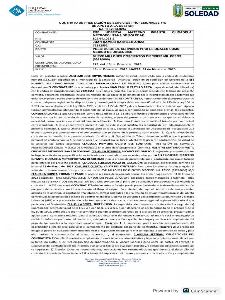 Copia de Contratos | PDF