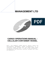 Container Cargo Operation Manual