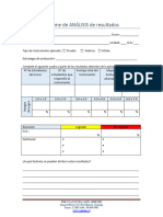 Informe de ANÁLISIS de Resultados