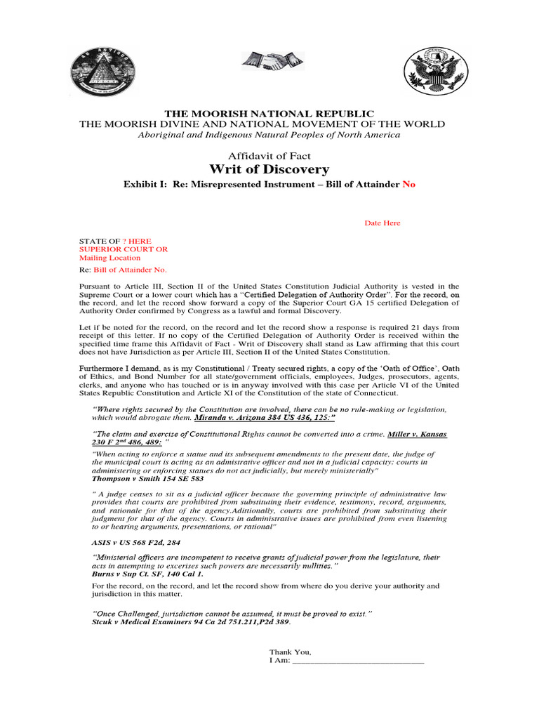 Webgeneralwritofdiscovery download free pdf article three of the