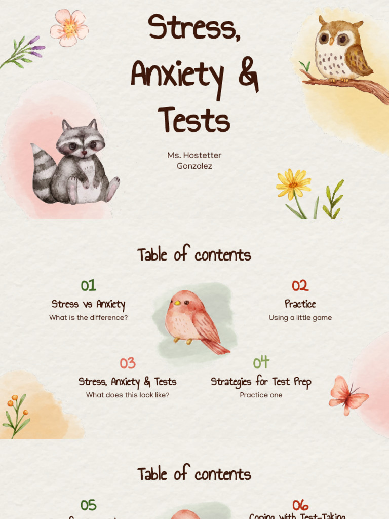Test Anxiety: Coping Strategies & Tips | PDF | Stress (Biology) | Anxiety