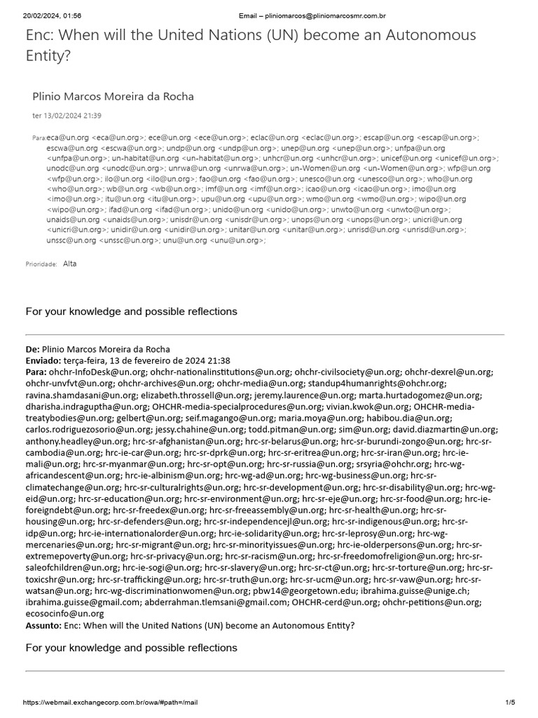 UN's Future as an Autonomous Entity | PDF | Hamas | Gaza Strip