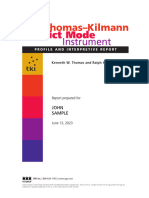 2023 TKI Profile and Interpretive Report