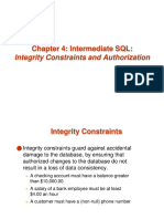 SQL Integrity Constrain