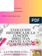 Exposiión Evolución Historica