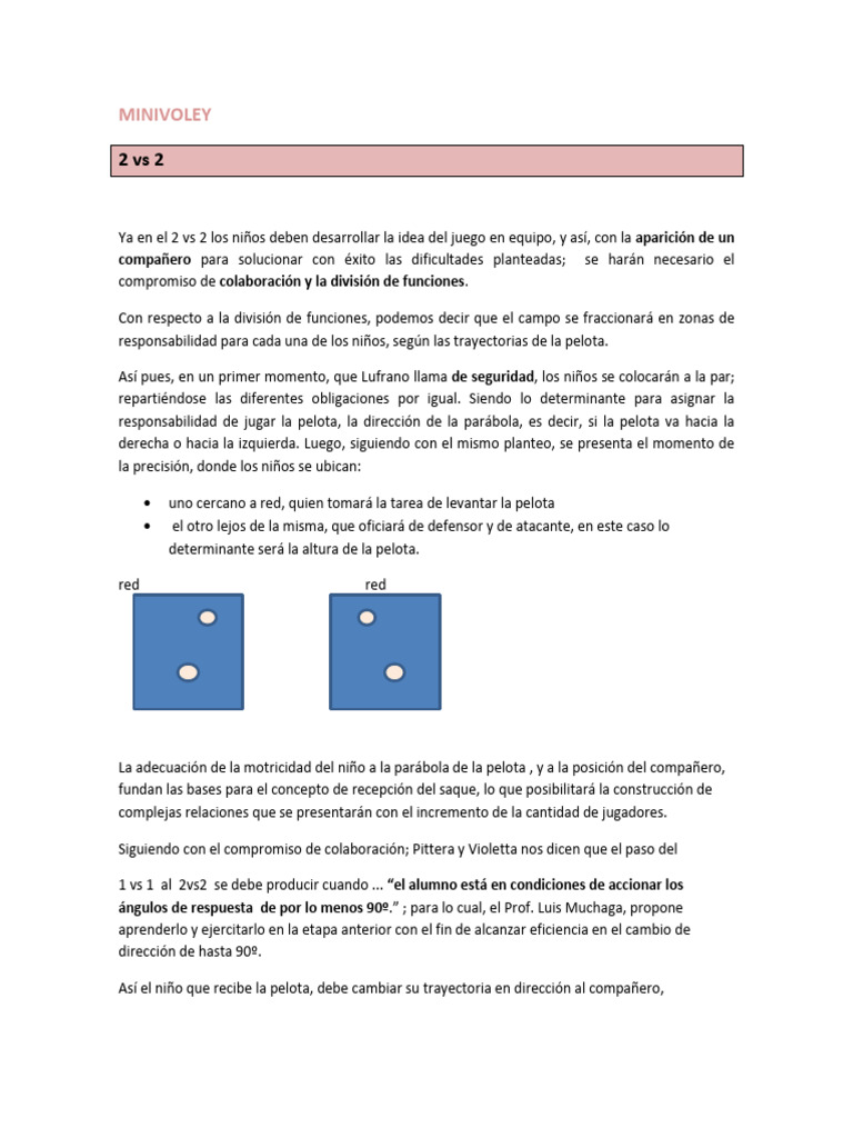 Posiciones en Voleibol 2 vs 2 | PDF | Vóleibol