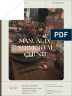Manual de Servicio Al Cliente