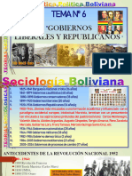 TEMA Nº 6 GOBIERNOS LIBERALES Y REPUBLICANOS