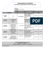 Cronograma de Actividades