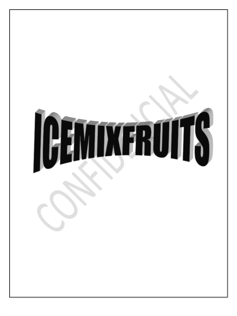 Ice Mix Fruits | PDF