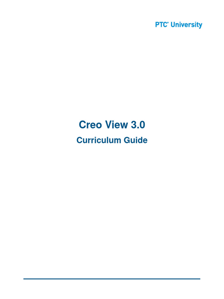 Creo View 3.0 Curriculum Guide | PDF | Visualization (Graphics ...