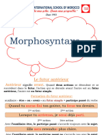Arrêt bilan 5. Morphosyntaxe. Classroom