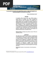 A AVALIAÇÃO DA POLÍTICA DE ASSISTÊNCIA SOCIAL COMO INSTRUMENTO