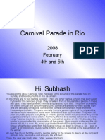 Carnival Parade in Rio