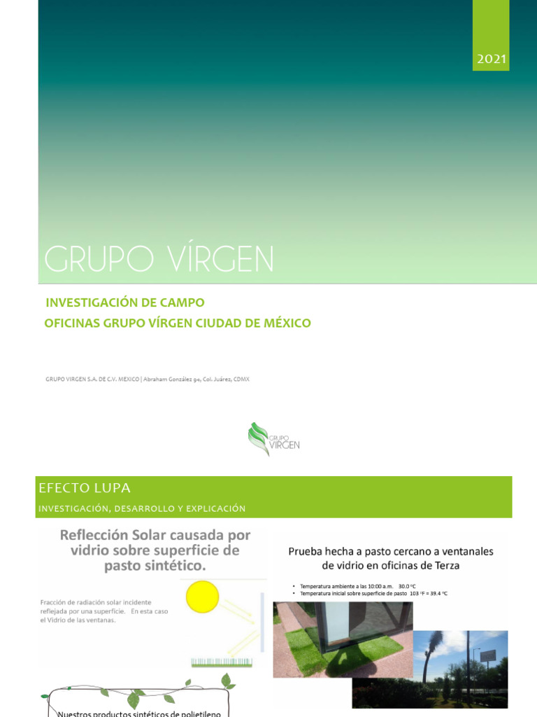 Efecto Lupa - Investigación Por Gurpo Virgen | PDF | Lentes