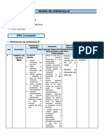 SESION DE APRENDIZAJE DE COMUNICACIÓN 29-04-2024