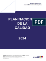 Plan Nacional de La Calidad 2024 2