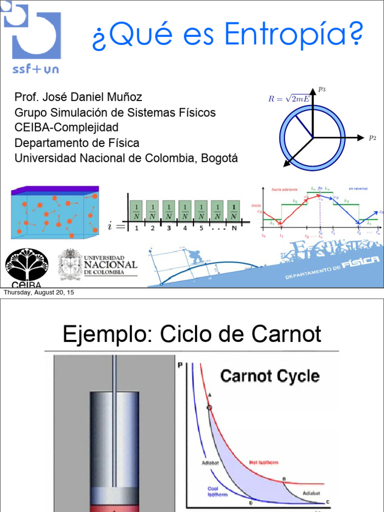 Entropía: Definición y Ejemplos | PDF | Gases | Entropía