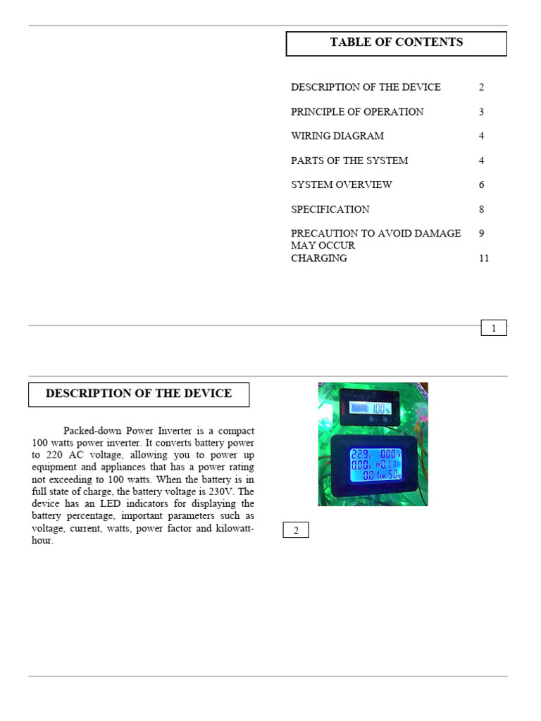MAnual INVERTER | PDF | Power Inverter | Rechargeable Battery