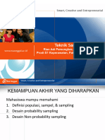 Pertemuan-8 Teknik Sampling. Ppt