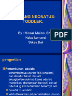Tumbang neonatus-toddler