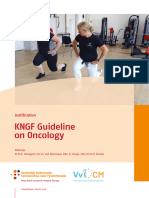 Jusitfication KNGF Guideline On Oncology