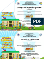Brigada Eskwela Certificate of Participation and Plede of Commitment Booklet (1)