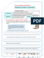 F.refuerzo Mate Problemas de Adicion y Sustracción