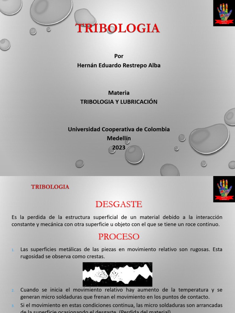 Causas y Tipos de Desgaste en Lubricación | PDF | Lubricante | Ciencias ...