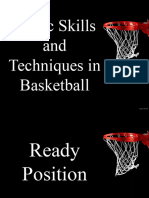 Basic Skill and Techniques in Basketball