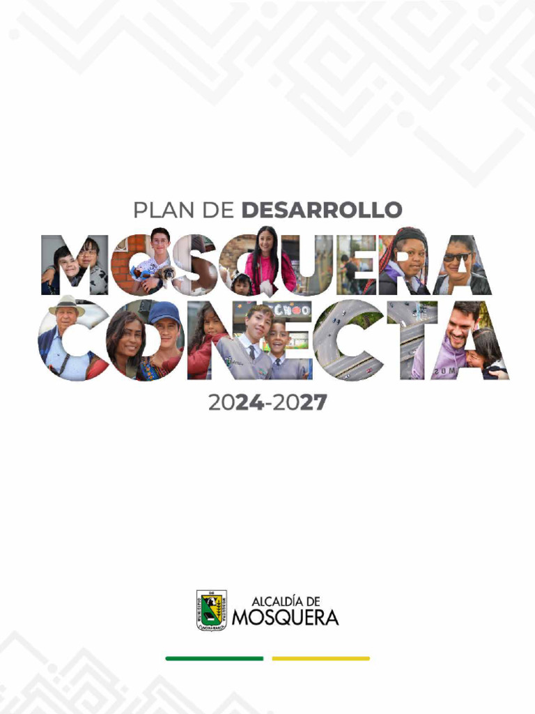Plan de Desarrollo 2024-2027 Mosquera Conecta | PDF | Sustentabilidad