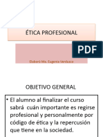 1.- ÉTICA PROFESIONAL clase 1