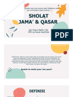 Sholat Jama & Qashar