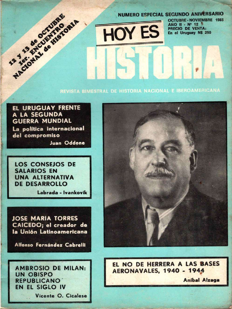 N12 todo es historia oct nov 1985 descargar gratis pdf uruguay