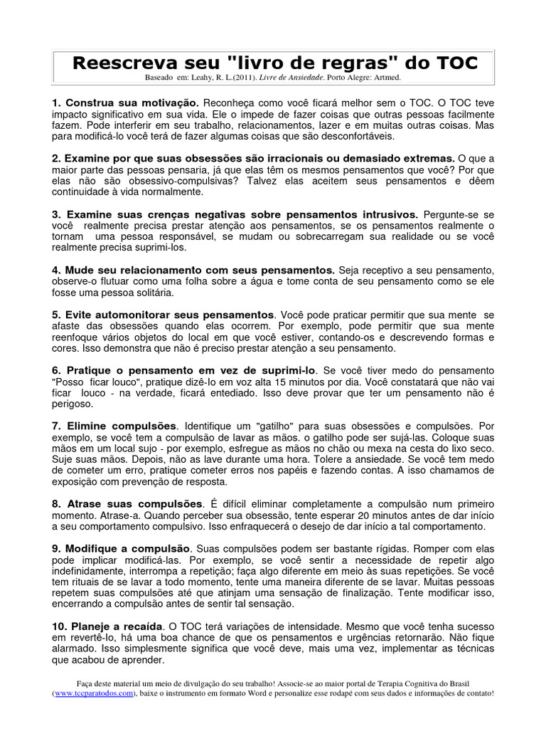 atividade-reescreva-seu-livro-de-regras-do-toc-pdf-transtorno