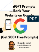 15 ChatGPT Prompts To Rank Your Website On Google