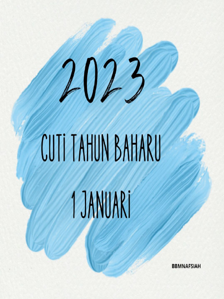 Cuti 2023 Pdf
