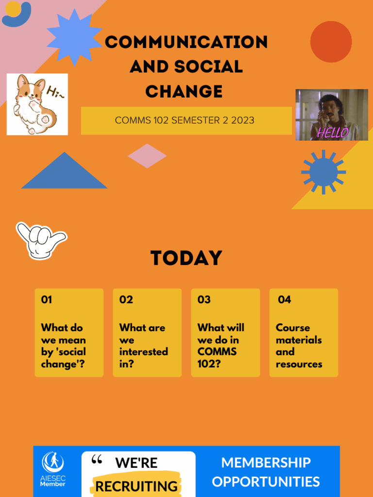 Social Change Communication Overview | PDF | Cognition | Liberal Arts ...