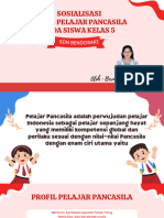 Sosialisasi Projek Profil Pelajar Pancasila 