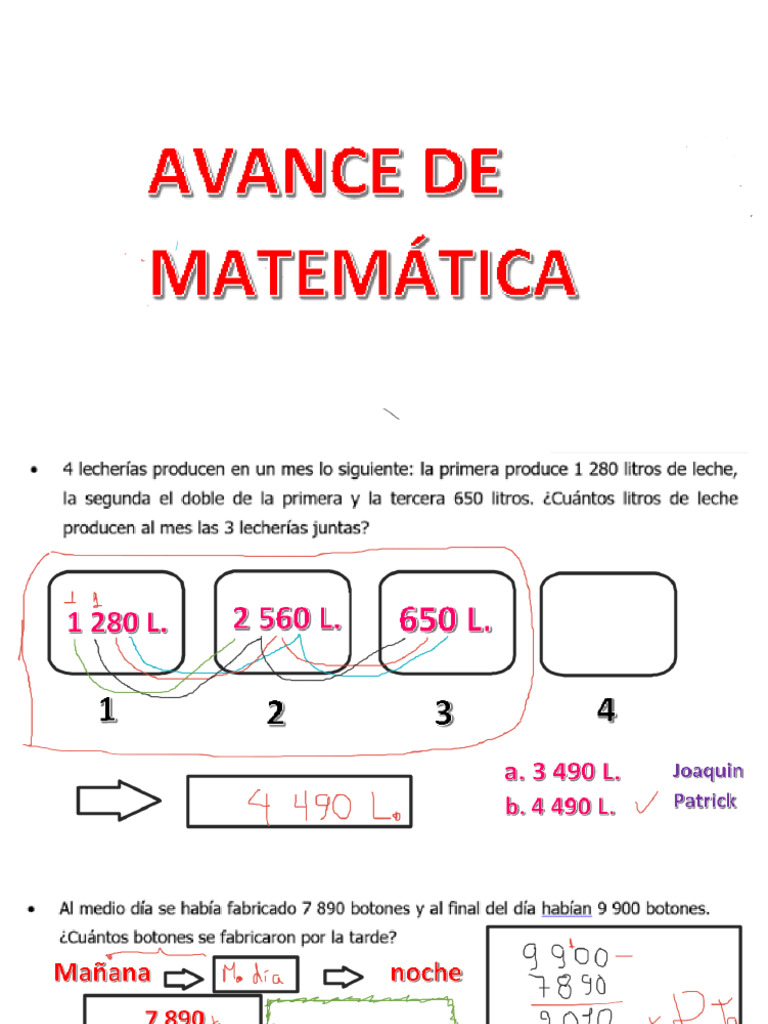 Avance Lunes Mate | PDF