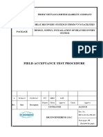 DK23 019 FA PR 002 - Rev A - Field Acceptance Test Procedure