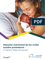 Guias Koletzko. Atención nutricional de los RNPT 2ª ed, 2022