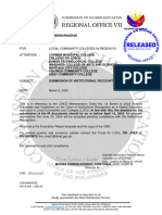 REGIONAL MEMO 38 S2024 SUBMISSION OF INSTITUTIONAL RECOGNITION DOCUMENTS
