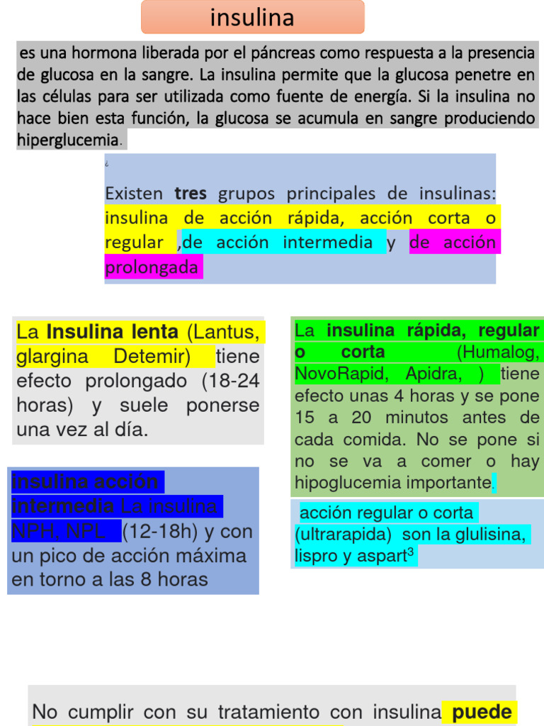 Insulinas pdf insulina diabetes