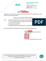 Draft Surat Tugas Poseni BEM 2024