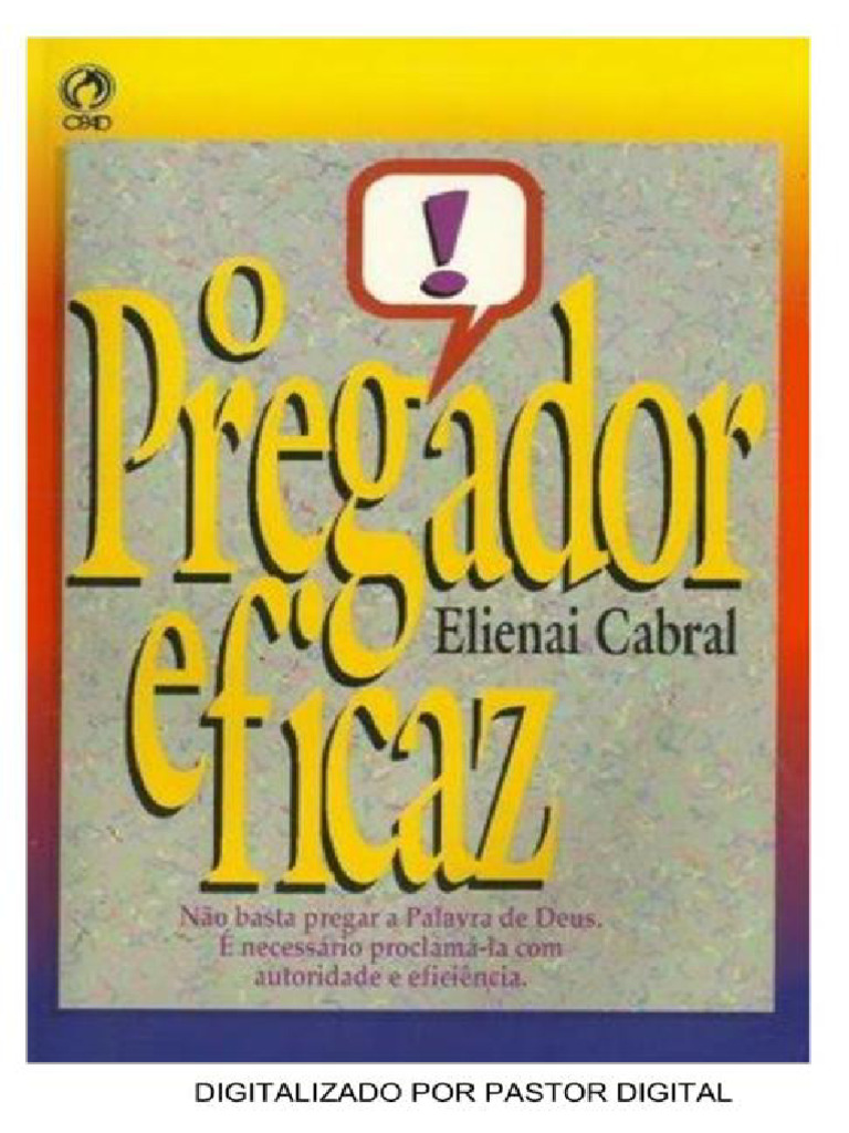 O Pregador Eficaz | PDF | Voz humana | Comunicação, image size:768x1024