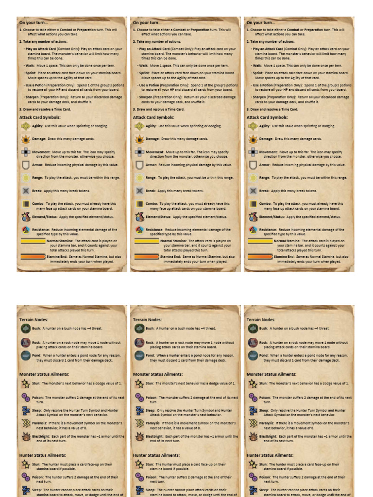 Combat and Preparation Turn Guide | PDF