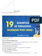 19 Examples of Engaging Facebook Posts for 2024