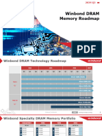 Winbond Q2'24 DRAM Roadmap - (3yrs) (Version A) - 20240327