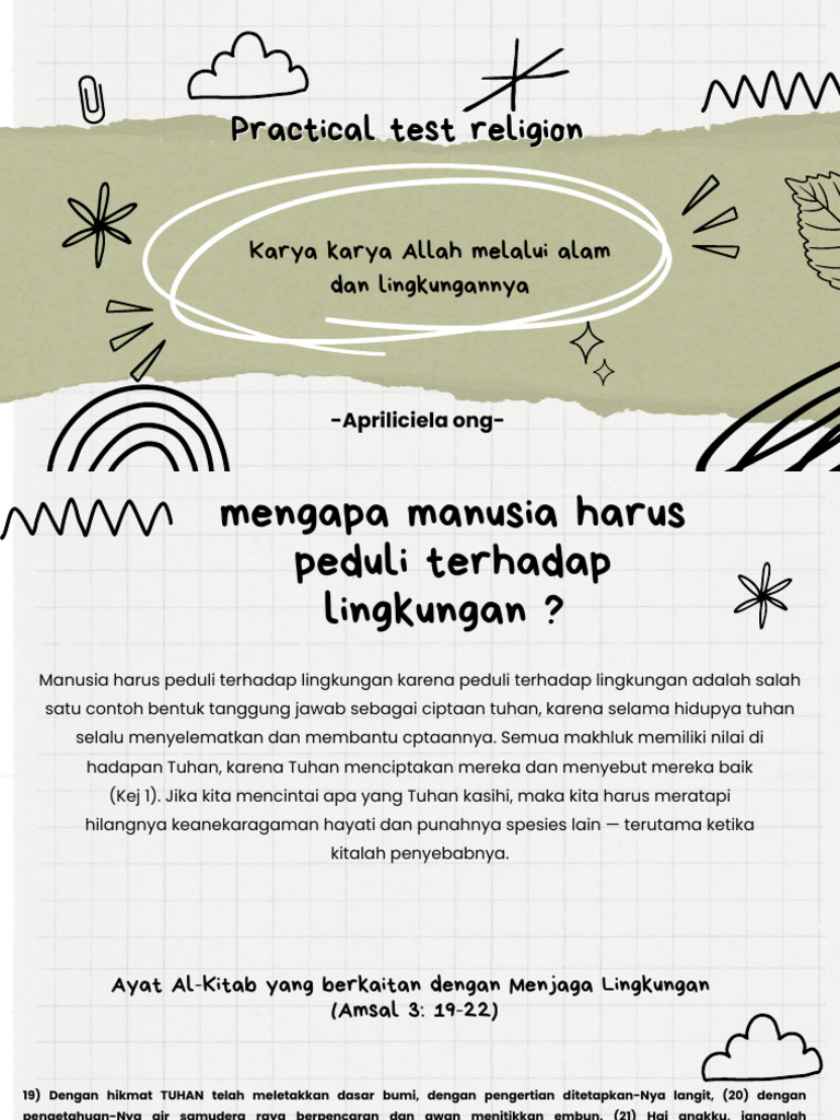 Green And White Doodle Thesis Defense Presentation Pdf